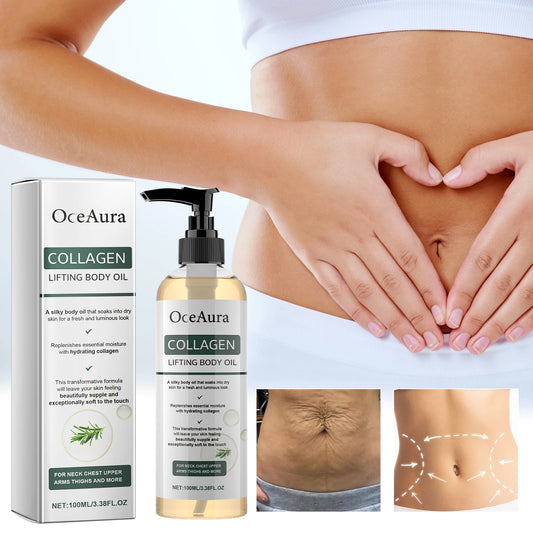 Collagen Infused Body Oil for Deep Hydration and Moisturizing Massage Essential for Dry Skin