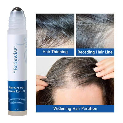 Rosemary Hair Serum with Rolling Ball Applicator for Root Strengthening and Scalp Nourishment