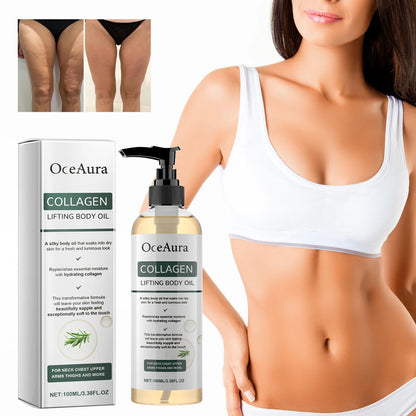 Collagen Infused Body Oil for Deep Hydration and Moisturizing Massage Essential for Dry Skin