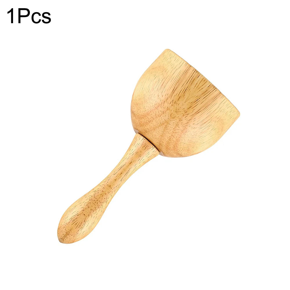 Wood Therapy Massage Tools - Maderoterapia Wooden Gua Sha, Roller, and Swedish Cup Mushroom Massager for Anti-Cellulite Treatment