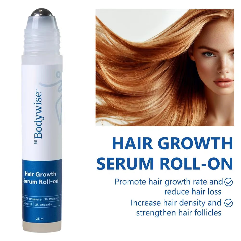 Rosemary Hair Serum with Rolling Ball Applicator for Root Strengthening and Scalp Nourishment