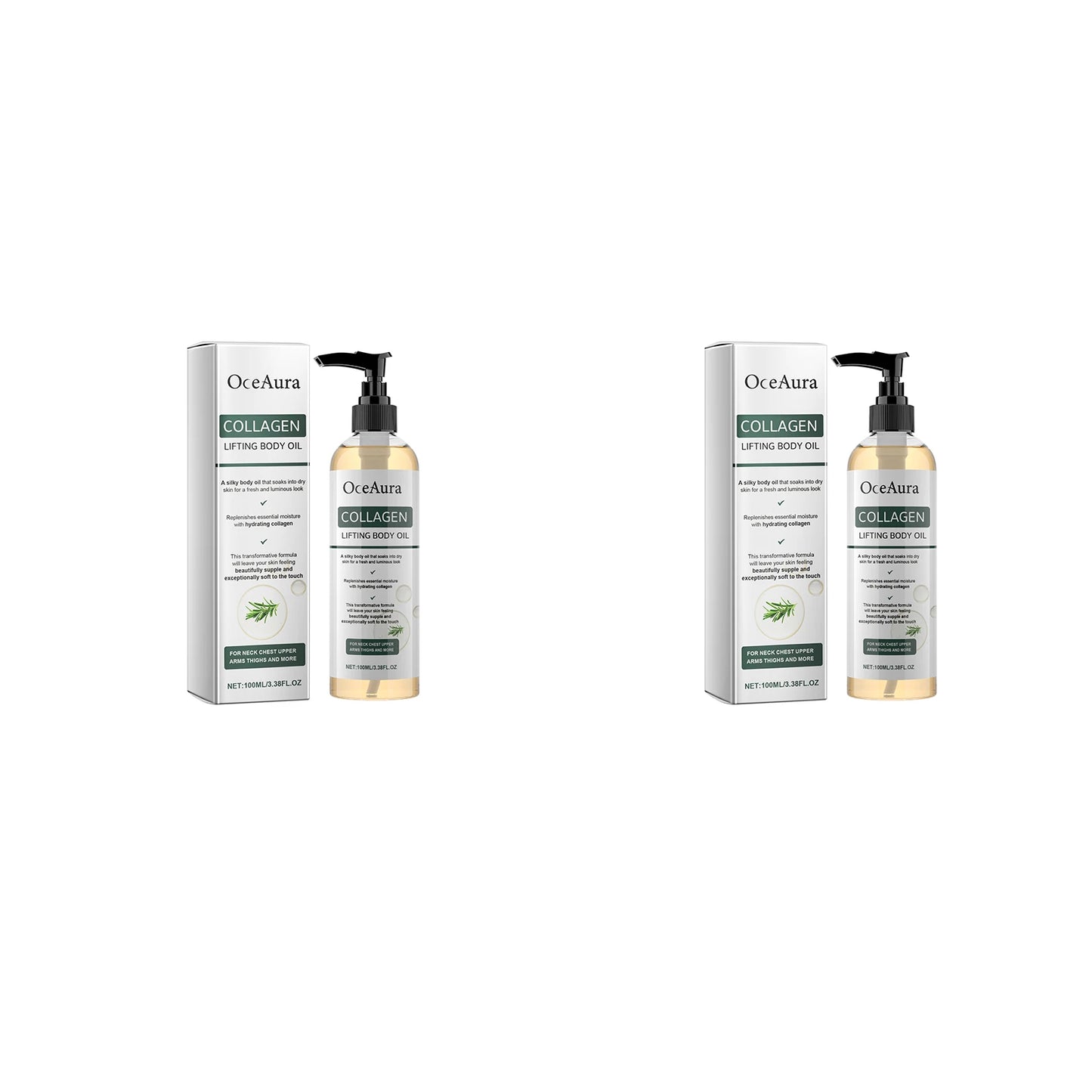 Collagen Infused Body Oil for Deep Hydration and Moisturizing Massage Essential for Dry Skin