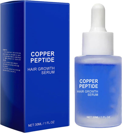 Copper Peptide Hair Growth Serum for Enhanced Density, Unscented, 30ML, Unisex