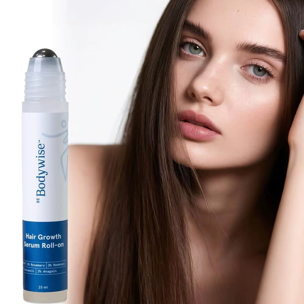 Rosemary Hair Serum with Rolling Ball Applicator for Root Strengthening and Scalp Nourishment