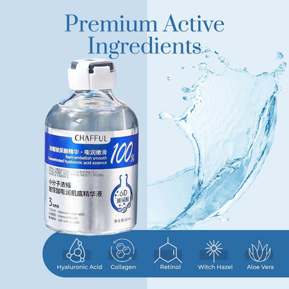Hyaluronic Acid Facial Essence - Deep Moisturizing Skin Care Duo for Dry Skin Relief