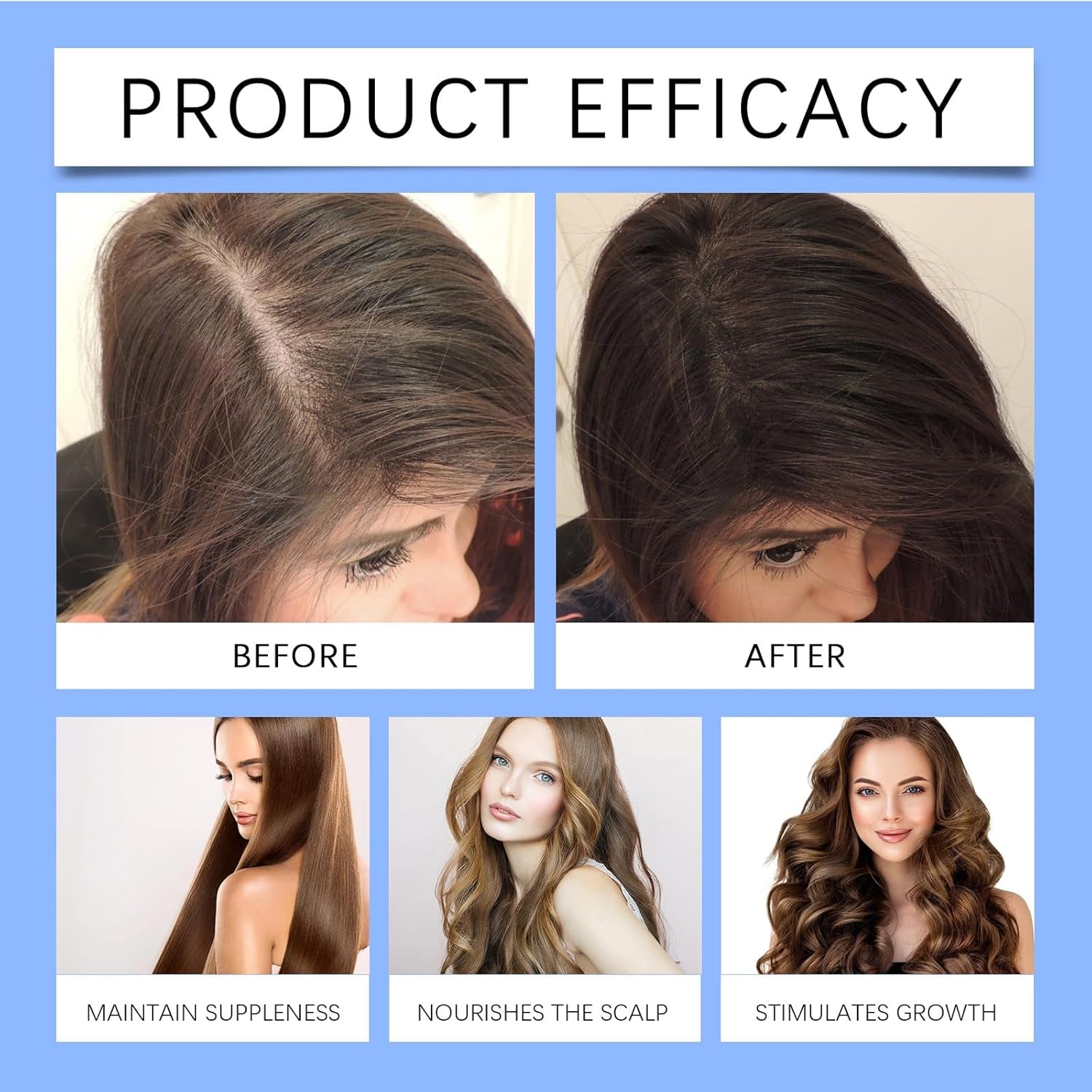 Copper Peptide Hair Growth Serum for Enhanced Density, Unscented, 30ML, Unisex