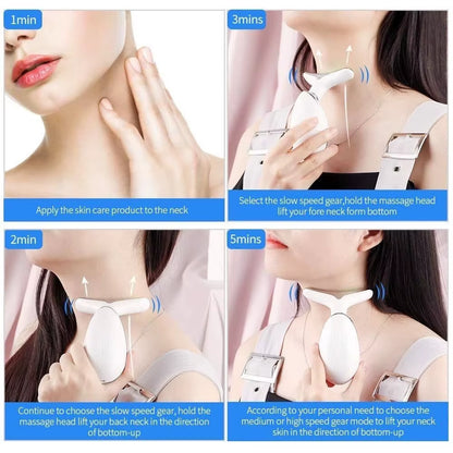 Microcurrent Facial Massager for Lift & Firm Skin, Reduce Wrinkles on Face Neck & Eyes, Rejuvenation Device