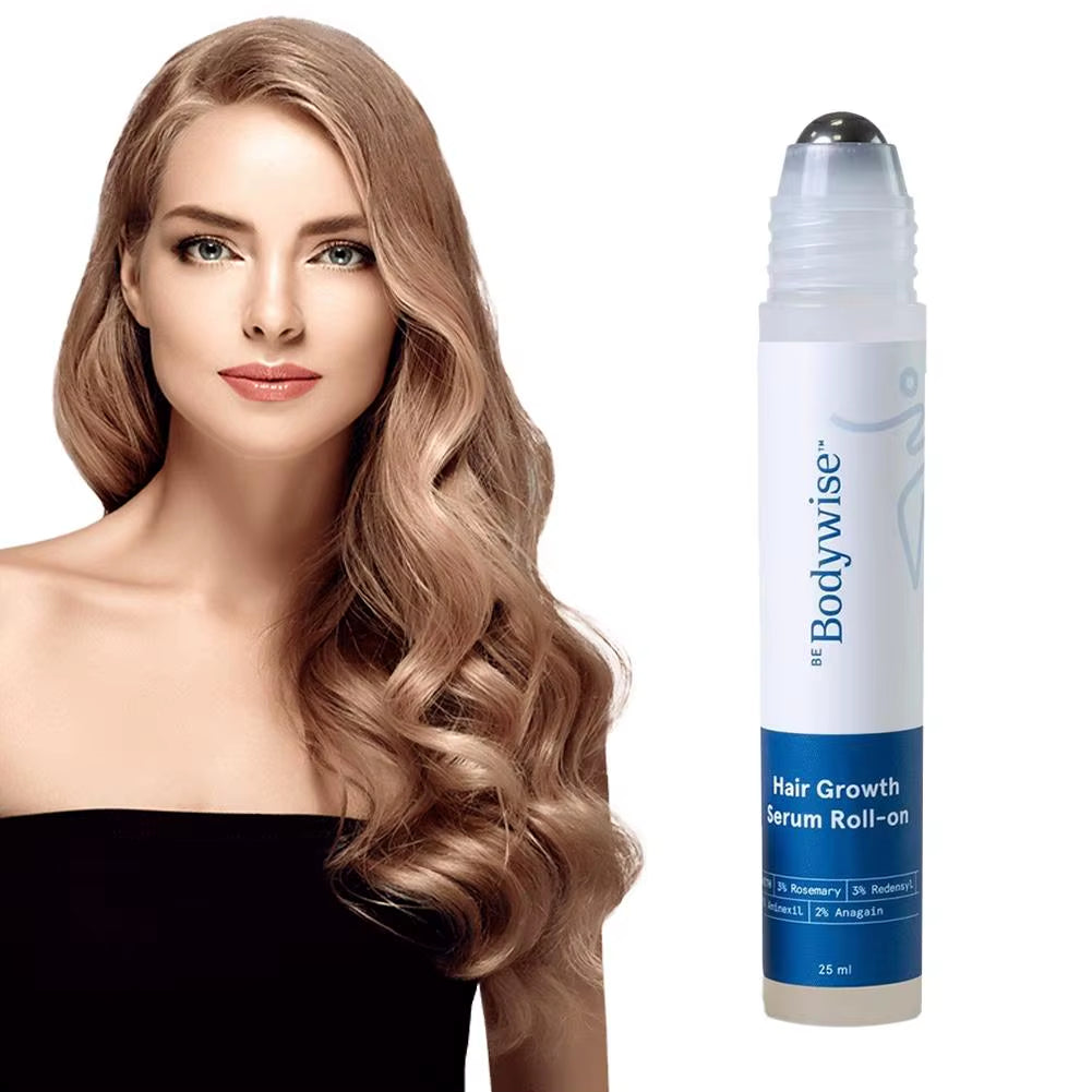 Rosemary Hair Serum with Rolling Ball Applicator for Root Strengthening and Scalp Nourishment