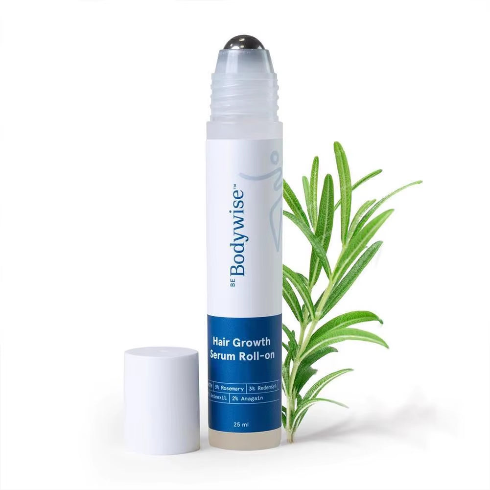 Rosemary Hair Serum with Rolling Ball Applicator for Root Strengthening and Scalp Nourishment