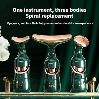 Microcurrent Facial Massager for Lift & Firm Skin, Reduce Wrinkles on Face Neck & Eyes, Rejuvenation Device