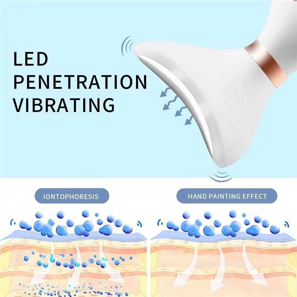 Microcurrent Facial Massager for Lift & Firm Skin, Reduce Wrinkles on Face Neck & Eyes, Rejuvenation Device